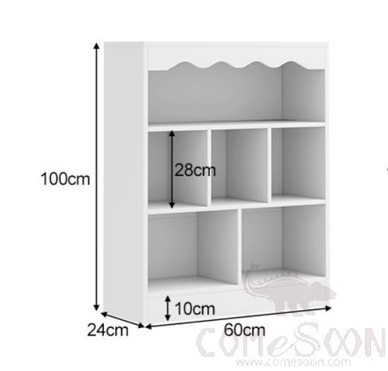 Floor bookshelf-60*24*100cm
