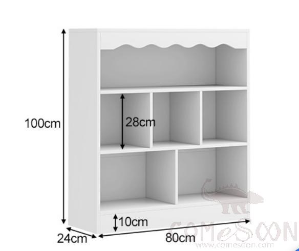 Floor bookshelf-80*24*100cm