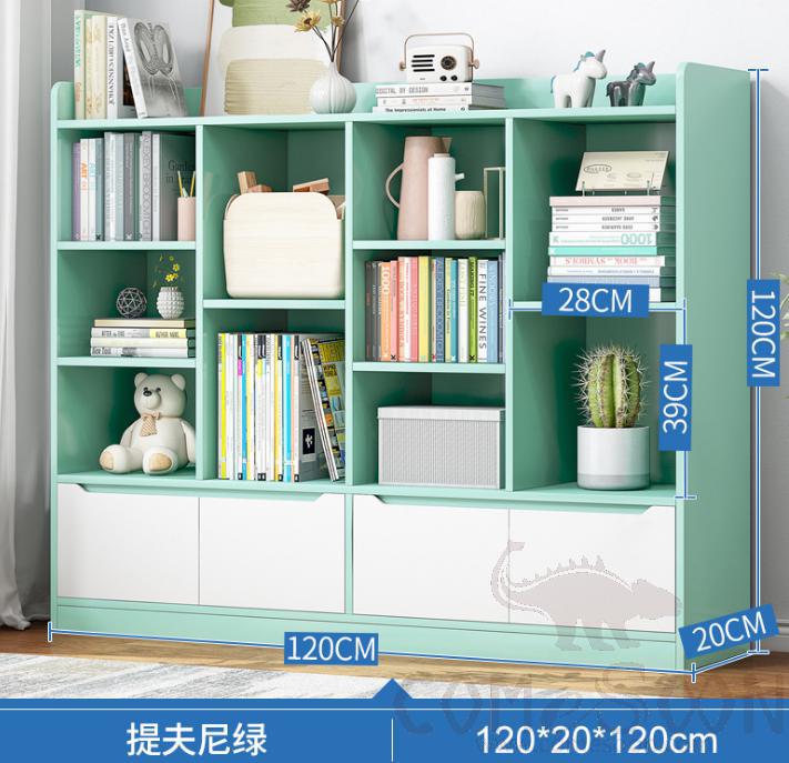 Simple bookshelf-120*20*112cm