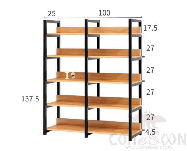Simple shelf-100*25*137cm