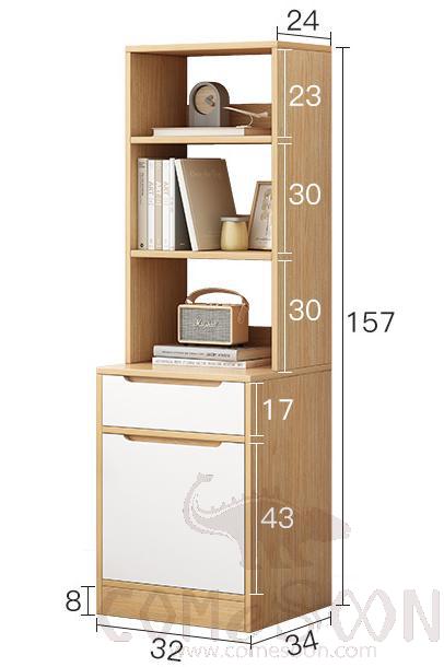 Modern shelf-32*34*157cm