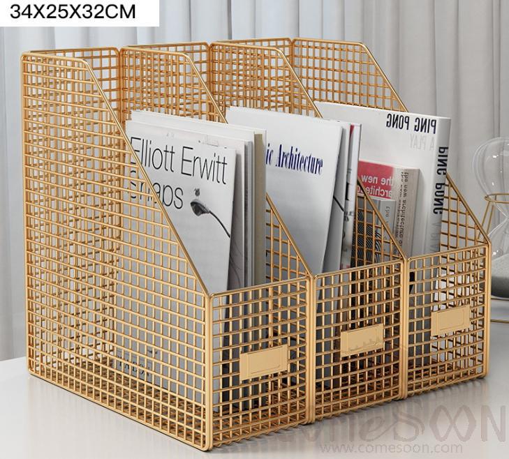 Iron book shelf-34*25*32cm