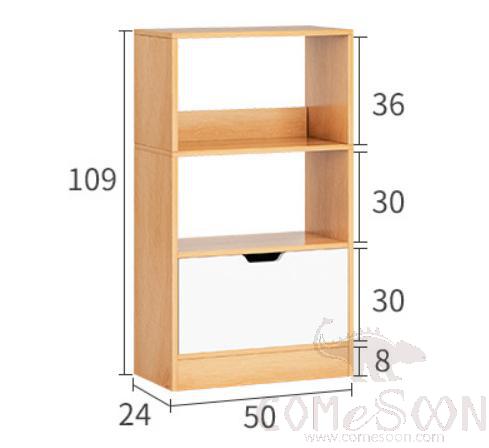 Nordic bookcase-50*24*109cm