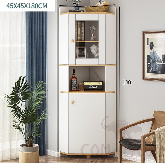 Corner storage cabinet-45*45*180cm