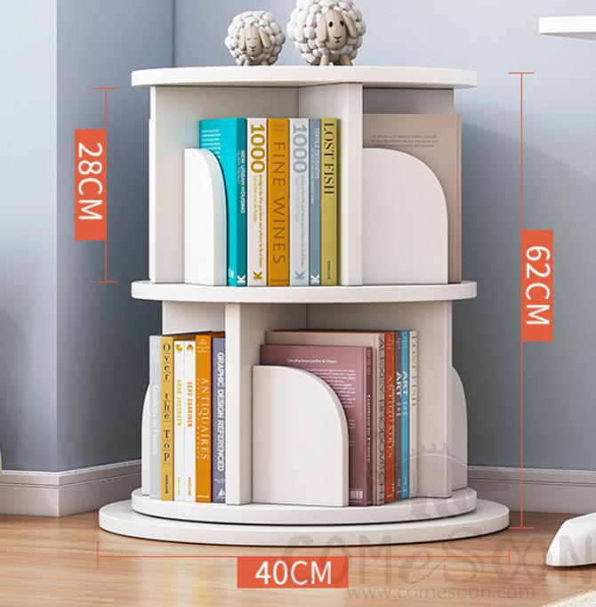 Rotating bookshelf-φ50*62cm
