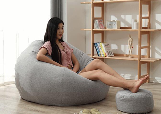 Lazy sofa with footrest-115*120cm