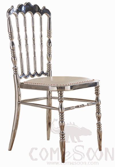 Stainless steel banquet chair-46*47*104cm
