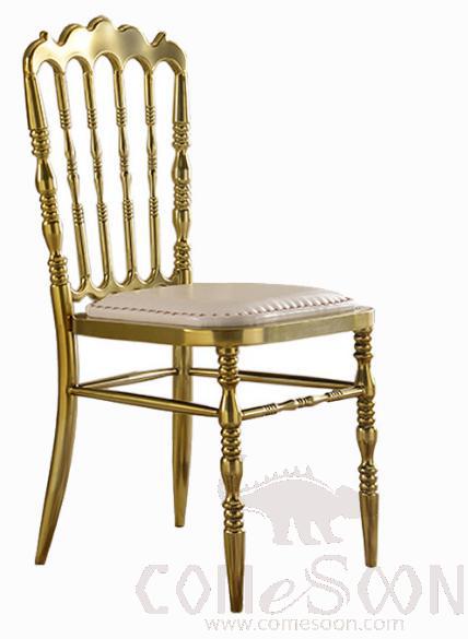 Stainless steel banquet chair-46*47*104cm