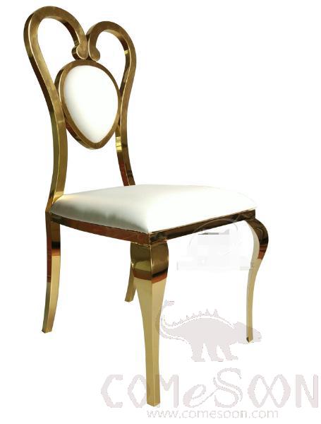 Stainless steel banquet chair-51*51*110cm