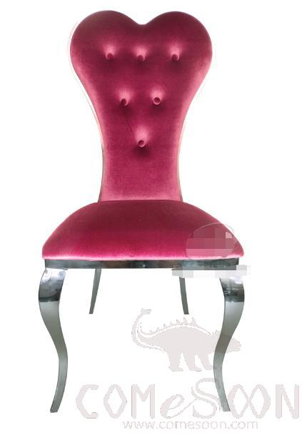 Stainless steel banquet chair-49*54*100cm