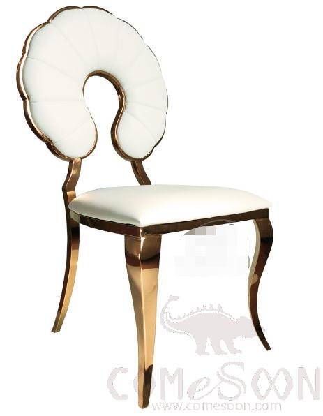 Stainless steel banquet chair-50*55*104cm
