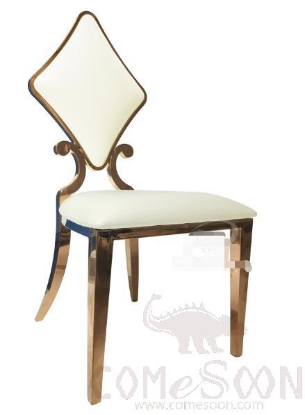 Stainless steel banquet chair-50*55*104cm