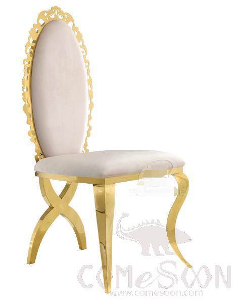 Stainless steel banquet chair-46*54*110cm