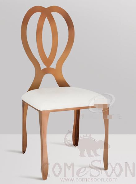 Stainless steel banquet chair-44*45*96cm