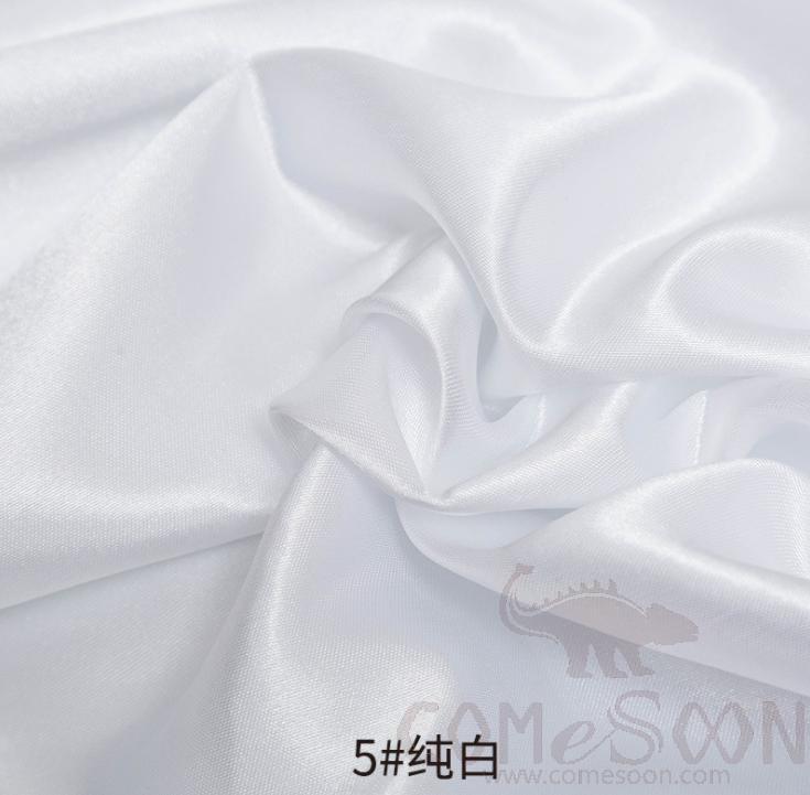 Satin cloth (white)- W 150CM