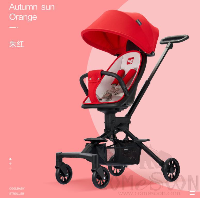 Baby Stroller / Baby Cart,L94*W55*H70Cm,Aluminum Alloy + Cationic Fabric