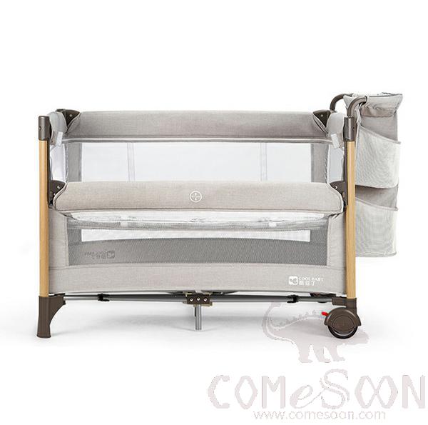Baby Bed,L94*W55*H70Cm,Aluminum Alloy + Cationic Fabric  Baby Cot ,Baby Bed Foldable