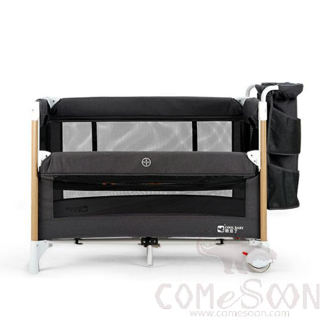 Baby Bed,L94*W55*H70Cm,Aluminum Alloy + Cationic Fabric  Baby Cot ,Baby Bed Foldable