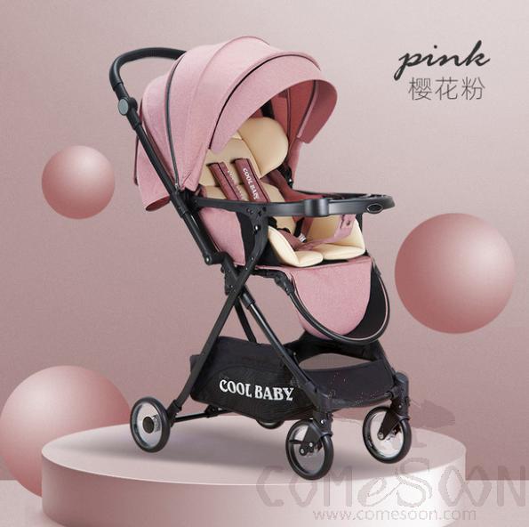 Baby Stroller / Baby Cart,L94*W55*H70Cm,Aluminum Alloy + Cationic Fabric