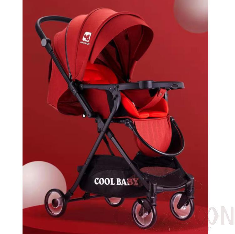 Baby Stroller / Baby Cart,L94*W55*H70Cm,Aluminum Alloy + Cationic Fabric