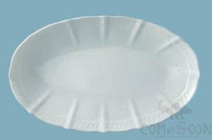 Bonechina Poya series Oval Fish Plate 12.5&quot;
