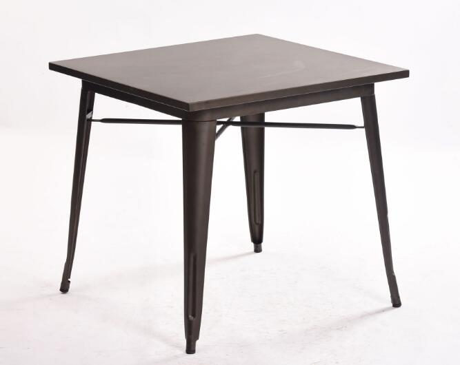 Iron dining table-80*80*76cm
