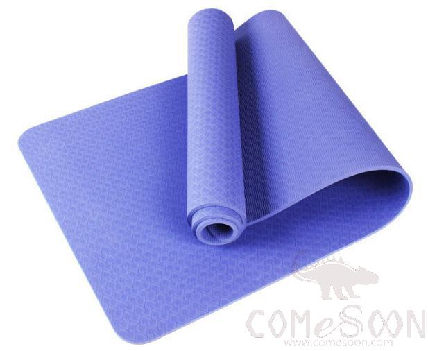 Yoga mat -TPE- violet - thickened
