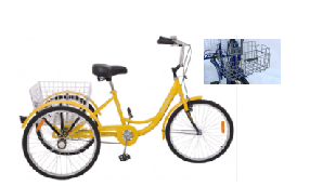 Tricycles  with basket front &amp; back