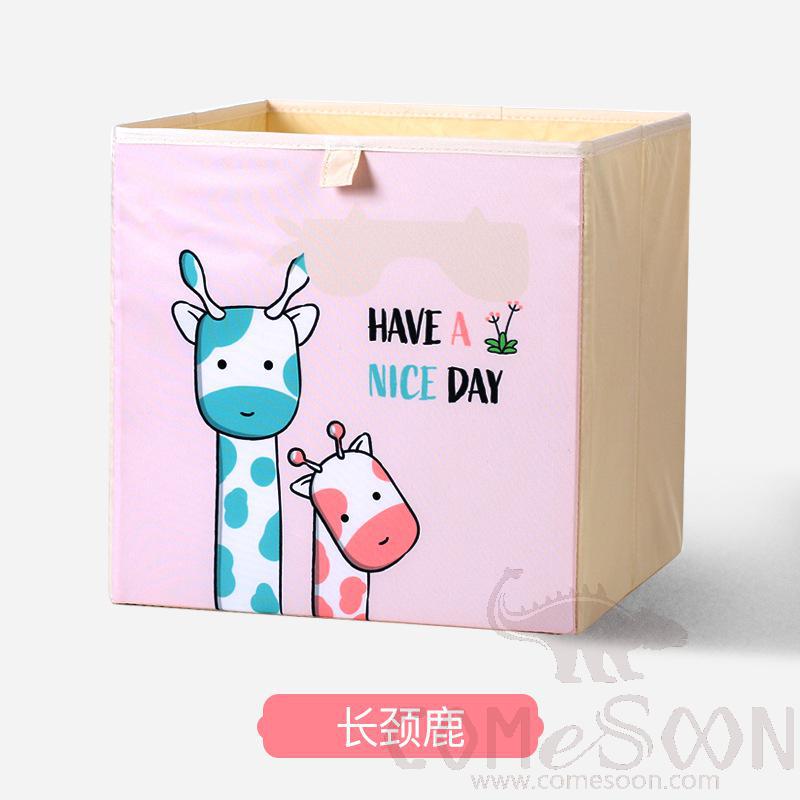 Linen Storage Basket-33*33*33cm,Waterproof coating Canvas linen + MDF insert