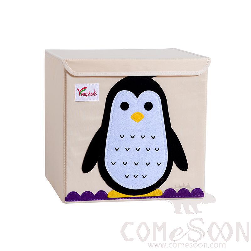 Linen Storage Basket-33*33*33cm,Waterproof coating Canvas linen + MDF insert