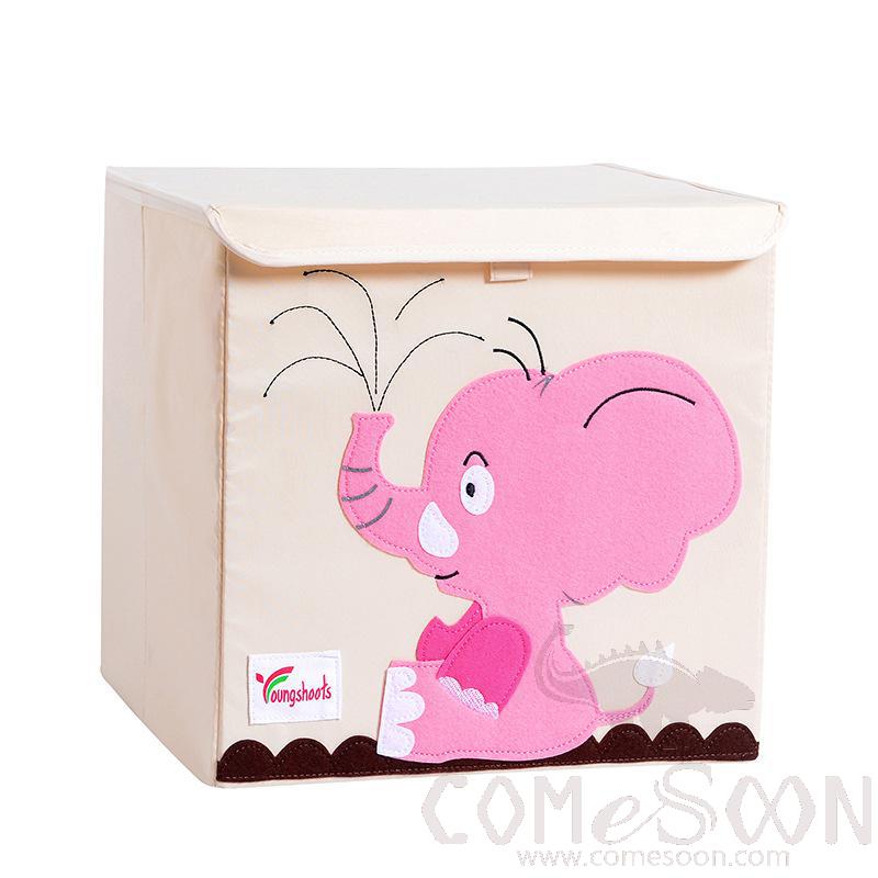 Linen Storage Basket-33*33*33cm,Waterproof coating Canvas linen + MDF insert