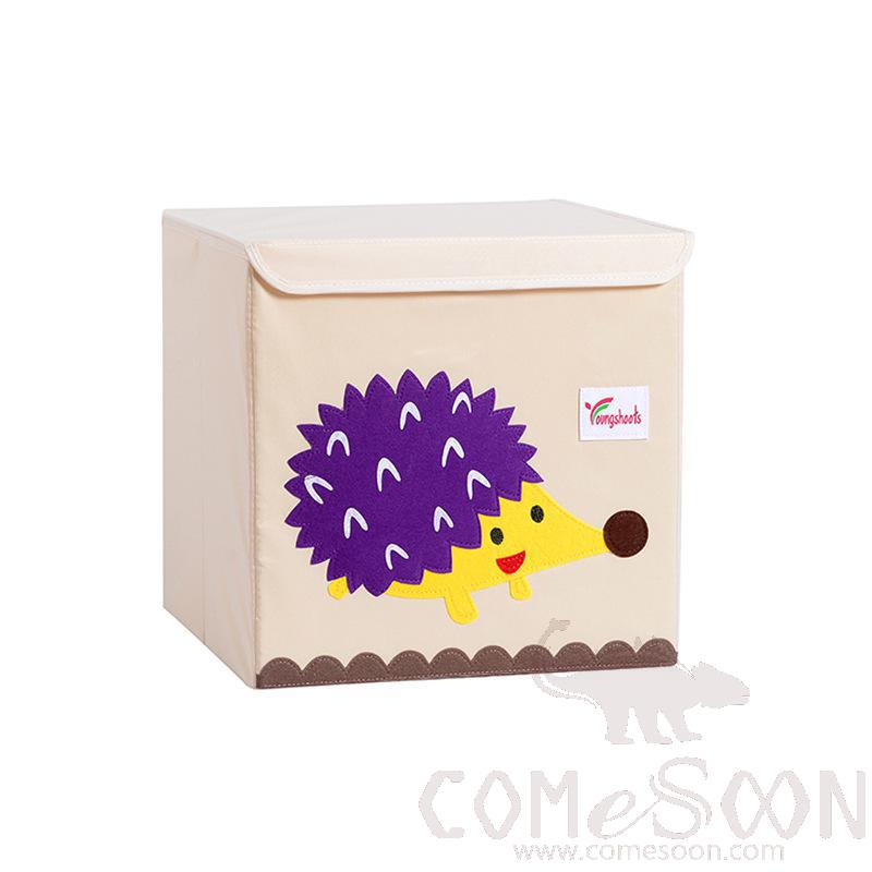 Linen Storage Basket-33*33*33cm,Waterproof coating Canvas linen + MDF insert