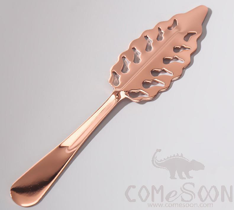 S/S Classical Absinth Spoon Rose gloen