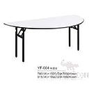 Foldable Half Moon HPL Finishing Table / Banquet Table,D1500*H760mm