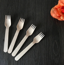 160mm wooden fork + branded logo 5000pcs