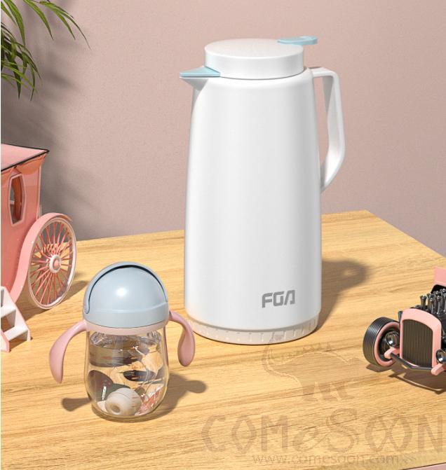Vacuum Coffee Pot,White,1300ml