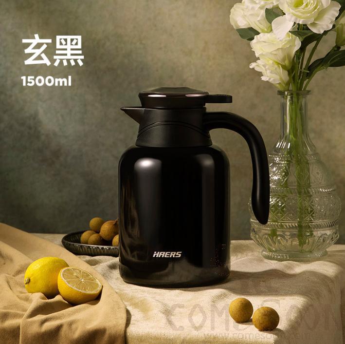 Vacuum Coffee Pot,Dark black,1500ml
