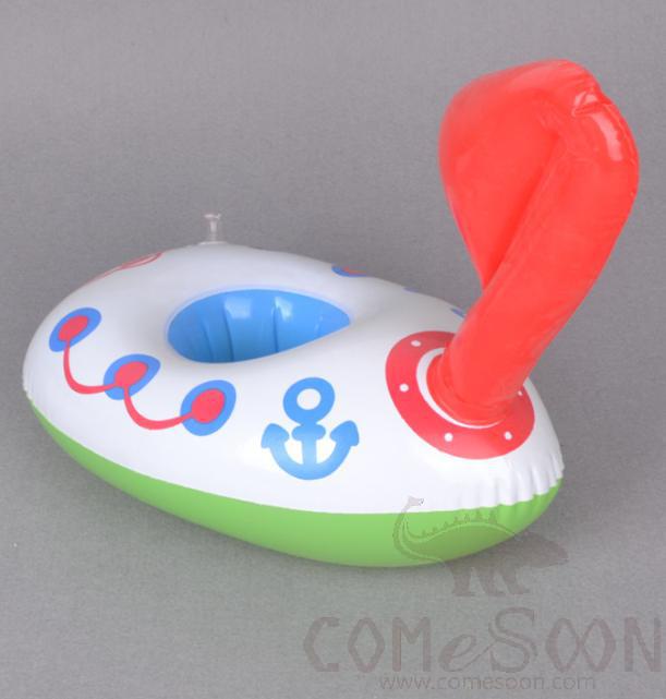 Inflatable floating beverage cup holder,Sailboat