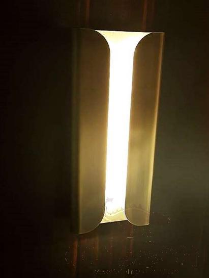 Wall Lamp, Brass O*ide +Polished, L160 * W50 * H350 mm
