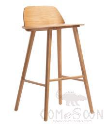 Chair，White Oak + Bent Wood Seat (Birch Core Board With White Oak Skin)，410*420*800mm
