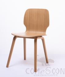 Chair，Birch Core Board With Natural Walnut Wood Veneer，450*490*810mm
