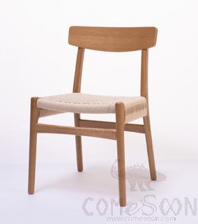 Chair，White Oak Braided Rope，500*500*770mm