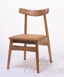 Chair，White Oak + Leather Pad，460*550*800mm