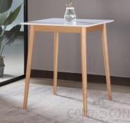 Table，Mdf With Imported Natural Walnut Veneer + White Oak Frame，750*750*895mm
