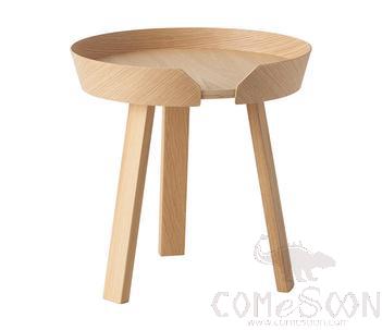 Table，Ash Wood Legs + Solid Wood Multilayer Board With Ash Veneer，415*465mm