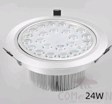 Recessed Ceiling Downlight, White light, 24W, Sunflower Radiator, Hole diameter 160-170mm