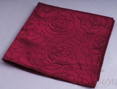 Napkin,L48*W48cm,Wine red peony
