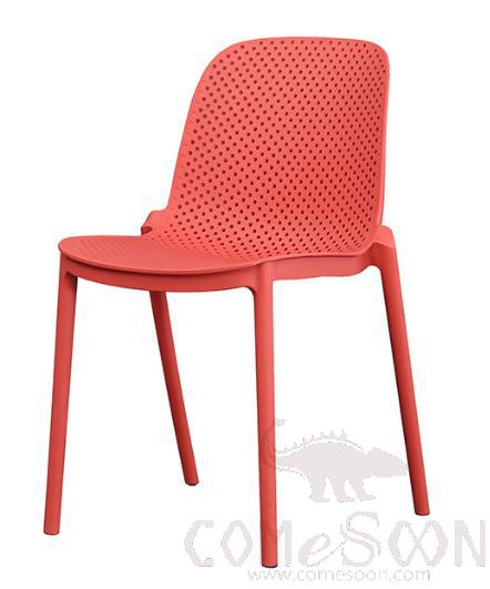 Hollow back chair,plastic,44*54*81.5cm