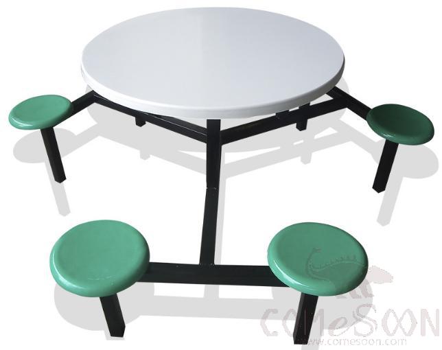 Frp Canteen Tables And Chairs-160*60*75Cm,Plastics And Steel