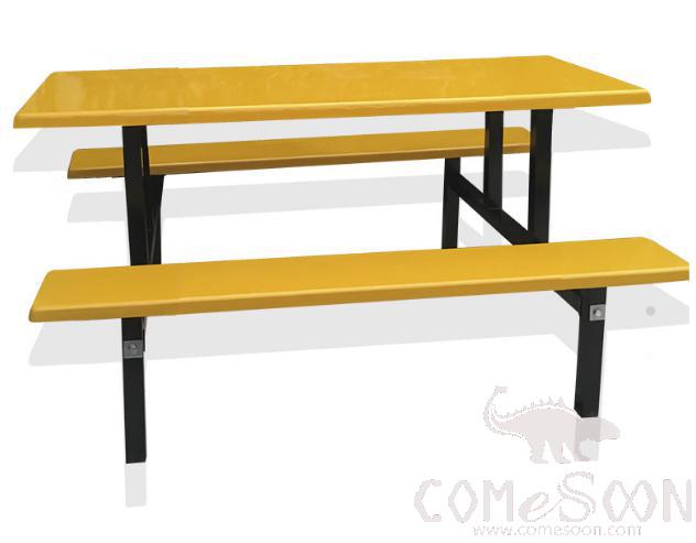 Frp Canteen Tables And Chairs-160*60*75Cm,Plastics And Steel